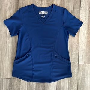 WonderWink Renew Navy Scrub Top